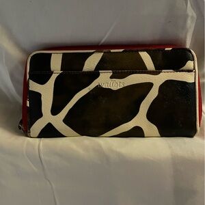 Cow print women’s wallet